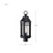 Nuvo Wilton - 1 Light Post Top - Matte Black with Clear Seeded Glass 60/8105 - alternate 4